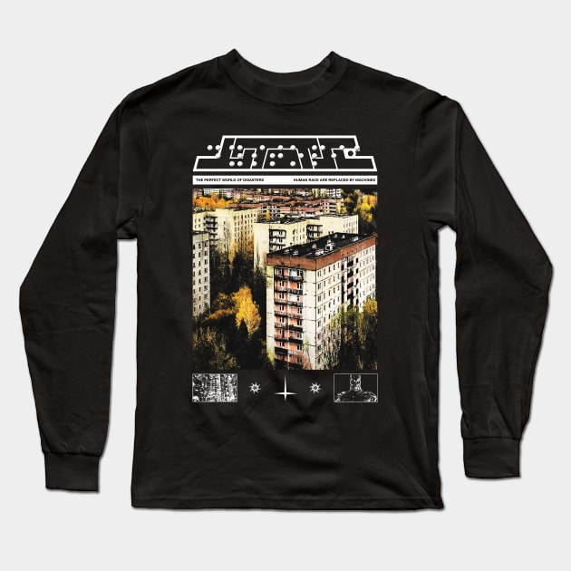 Utopic Dystopia: Machines Long Sleeve T-Shirt by fm_artz